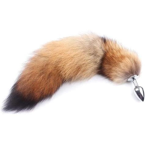 Loveusexy Queue De Renard Anal Érotique En Acier Inoxydable Pour L Esclavage Le Sm Le Cosplay