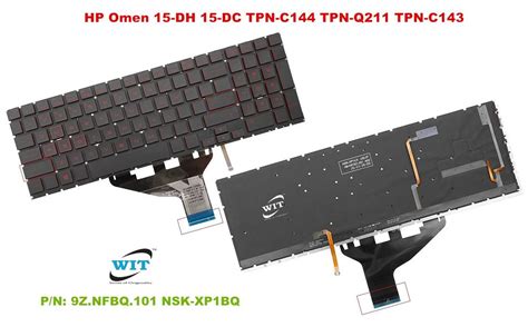 Laptop Keyboard Keypad For HP 15 DH 15 DC TPN C144 Q211 C143 OMEN 15 DC