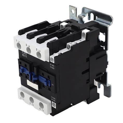 Ac Contactor Din Rail Mount Pole Low Voltage Electric Contactor