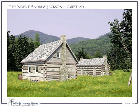 The President Andrew Jackson Homestead Cottage Plan - Winterwoods Homes