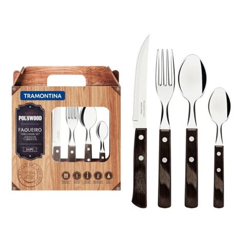 Tramontina Stainless Steel Cutlery Set 24 Piece Allens