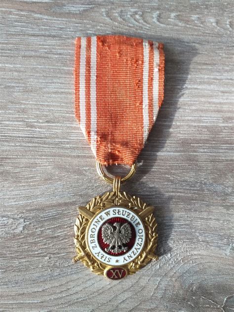 Medal Siły Zbrojne w Służbie Ojczyzny złota XV 12670234325