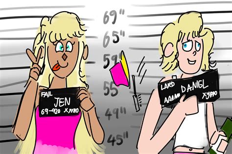 Barbie Mugshot Meme Jeniel Edition Rcampcamp