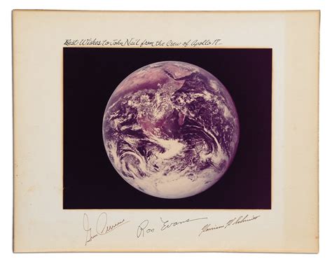 Apollo 17 Crew Signed Photo