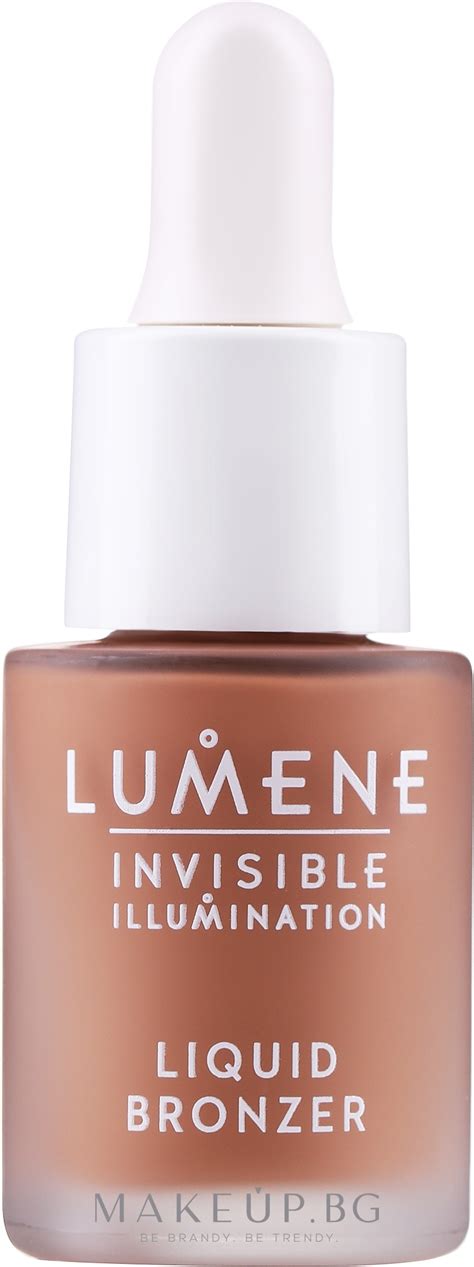 Lumene Invisible Illumination Liquid Bronzer - Течен бронзант за лице ...
