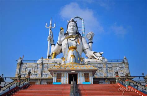 Statue Of Lord Shiva At Char Dham In Namchi Sikkim Wall Stickers