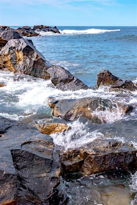 Vues Panoramiques Dans Le Port De Newport Rhode Island Image Stock