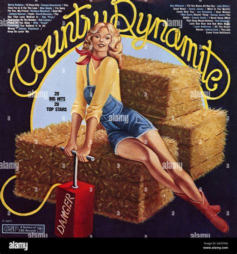 Country Dynamite - Vintage vinyl album cover Stock Photo - Alamy