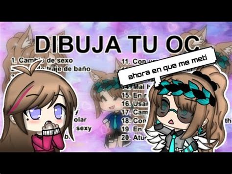 Dibuja A Tu Oc Gacha Life YouTube