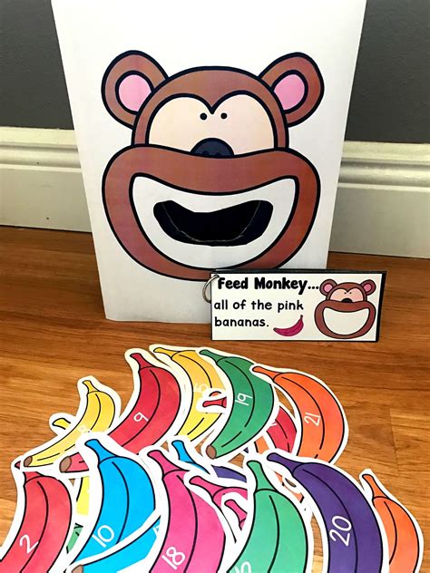 Sensory Bin Activities: Feed Monkey Activities | Zoo activities preschool, Zoo activities ...