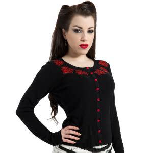 Jawbreaker Cameo Rose Women S Cardigan Attitude Clothing In