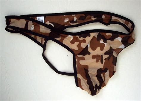 N Camo Printed Hot Men Mesh Thong Semi See Thru Ebay