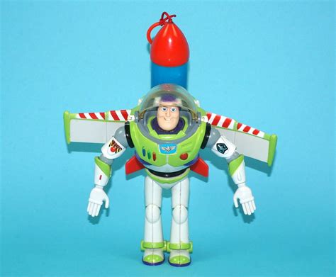 TOY STORY BUZZ LIGHTYEAR ROCKET ACTION FIGURE 1995 THINKWAY DISNEY ...