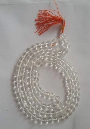 White Crystal Sphatik Mala Super Quality Size 8mm At Rs 620 Piece In