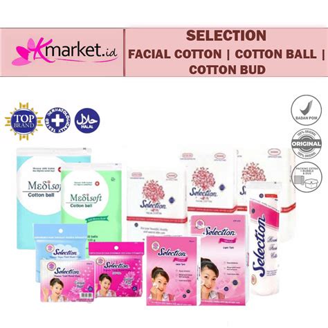 Jual Selection Facial Cotton Round Kapas Tipis Toner Pembersih Wajah