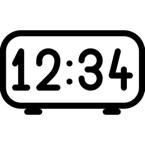 Digital Clock Free Icon