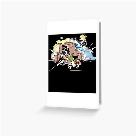 The Calvin And Hobbes Bill Watterson Funny Classic Greeting Card By