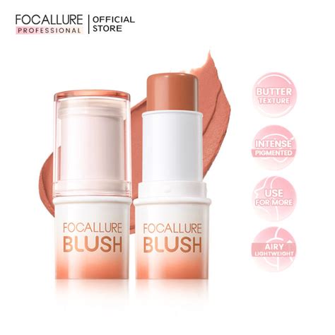 FOCALLURE Pro Cream Butter Multi Use Blush Stick Intense Pigmented