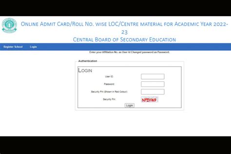 Cbse Admit Card For Class 10