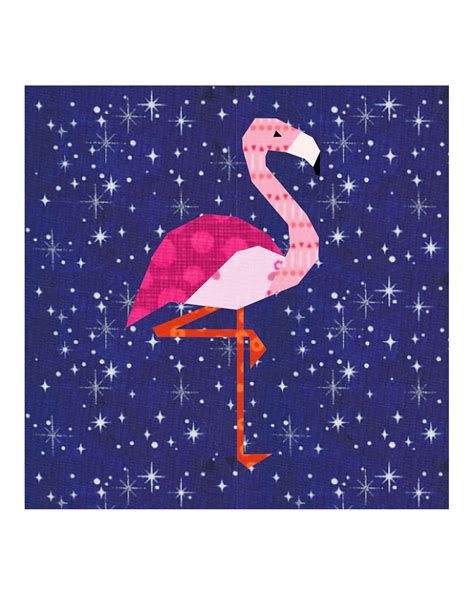 Flamingo Quilt Flamingo Quilt Pattern Flamingo Quilt Block Flamingo