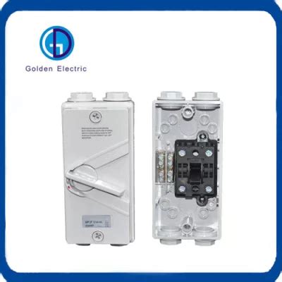 Ukf IP65 2p 20A 35A 63A Waterproof Isolator Switch on off Switch ...