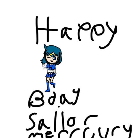 Happy Birthday Sailor Mercury By Anayarobertsrush On Deviantart