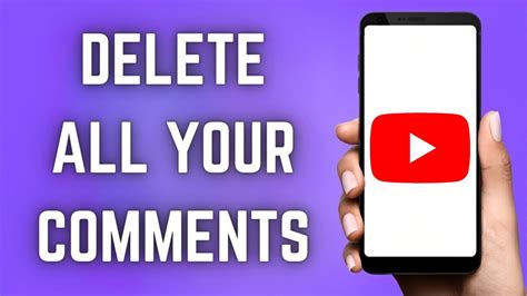 How To Delete All Your Comments On Youtube 2023 Update Delete Every