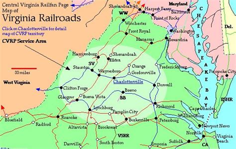 Free Virginia Railroad Map And The 8 Major Railroads In Virginia