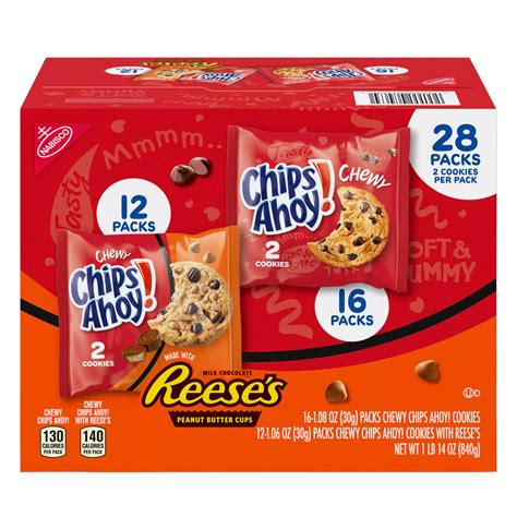 Chips Ahoy Chewy Variety Pack, 28 ct. | BJ's Wholesale Club