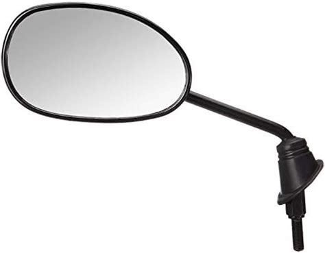 Uno Minda RV 2010L BLK Shatterproof Glass Rear View Mirror Black Left