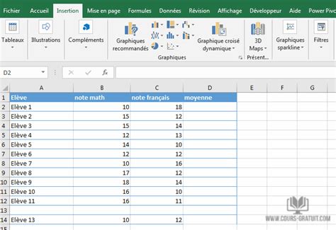 Tutoriel Excel comment étendre une formule