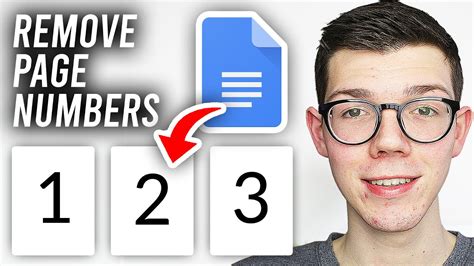 How To Remove Page Numbers In Google Docs Full Guide Youtube