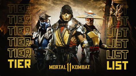 Tier List Mortal Kombat 11 Nerdgamer