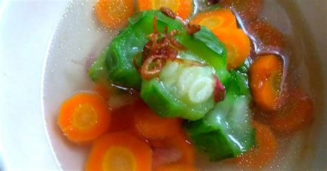 Resep Sup Oyong Wortel Mpasi 1 Thn Oleh Wilsa Pratiwi Cookpad