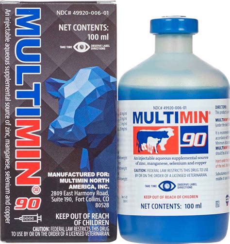 MultiMin 90 For Cattle Multimin Livestock Pharmacy Rx Vitamins