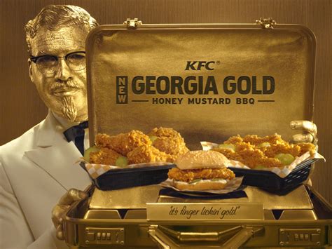 Kfc Launches Georgia Gold Chicken Business Insider