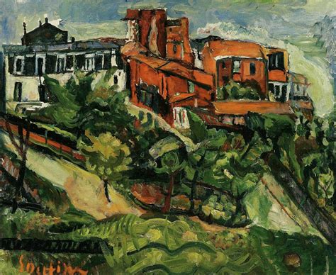 Maisons Rouges Soutine Huile Sur Toile X Cm Flickr