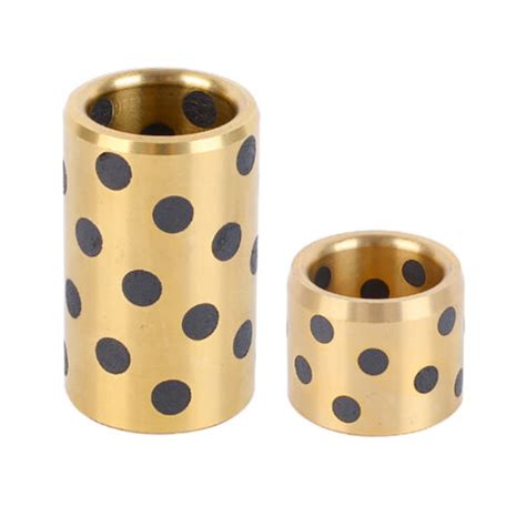 Graphite Lubricating Brass Bearing Bushing Sleeve Oilless Id