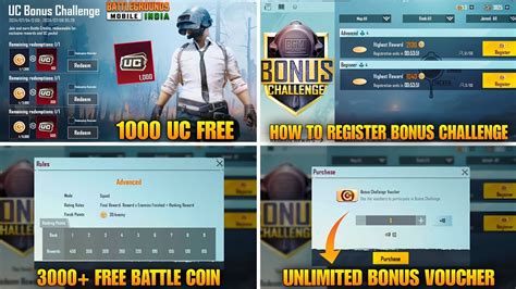 Bgmi Bonus Challenge Uc Bonus Event Bgmi Bonus Challenge In Bgmi