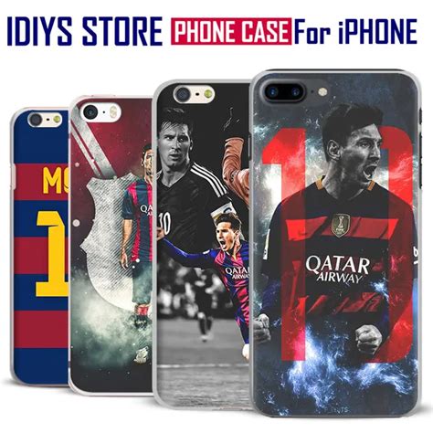 Lionel Messi 10 Logo Coque Mobile Phone Case Cover Shell Bag For Apple