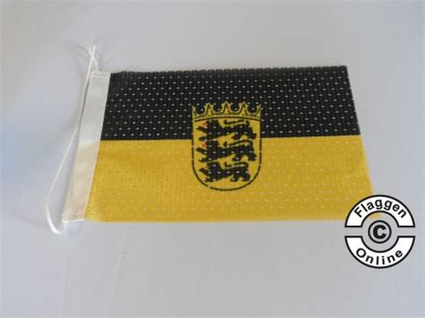 Baden W Rttemberg Mit Wappen Flagge H Here Windlasten Premium Deutsche