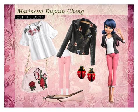 marinette dupain cheng  miraculous  necesseraph  polyvore