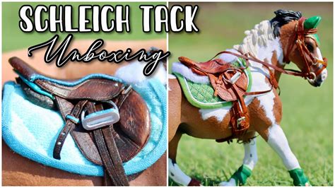 Schleich Tack Unboxing English Tack Sets Model Horses Youtube