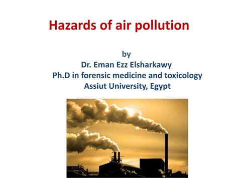 Hazards of air pollution | PPT