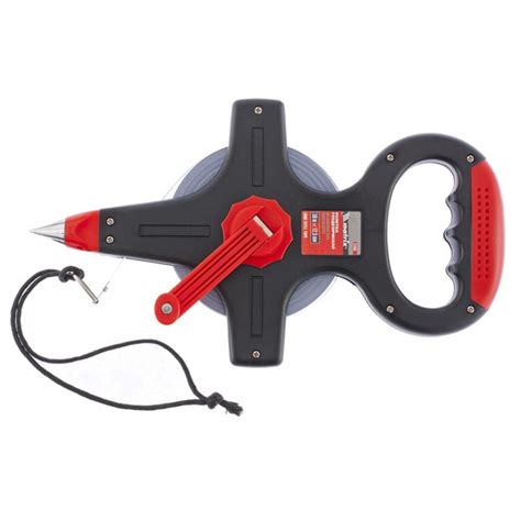 Рулетка геодезическая, 50 м х 12.5 мм, металлическая лента, открытый ...