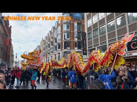 Londons Chinese New Year 2024 Grand Parade Year Of The Dragon YouTube