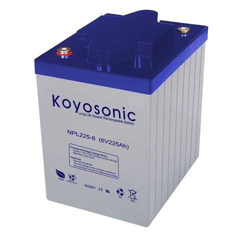 Koyosonic 6v 225ah Rechargeable Battery Long Life Battery Ups Battery