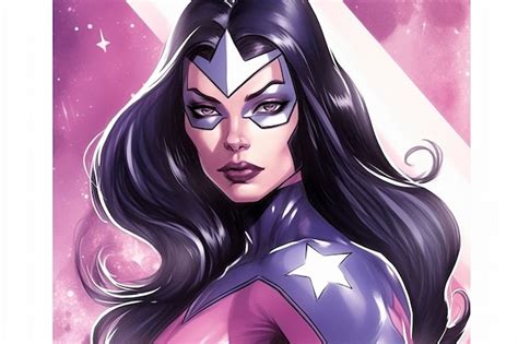 Star Sapphire Dc Comics Superhéroe Wonder Woman Ai Generada Foto Premium