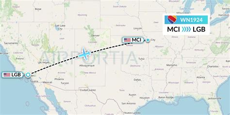 Wn Flight Status Southwest Airlines Kansas City To Long Beach