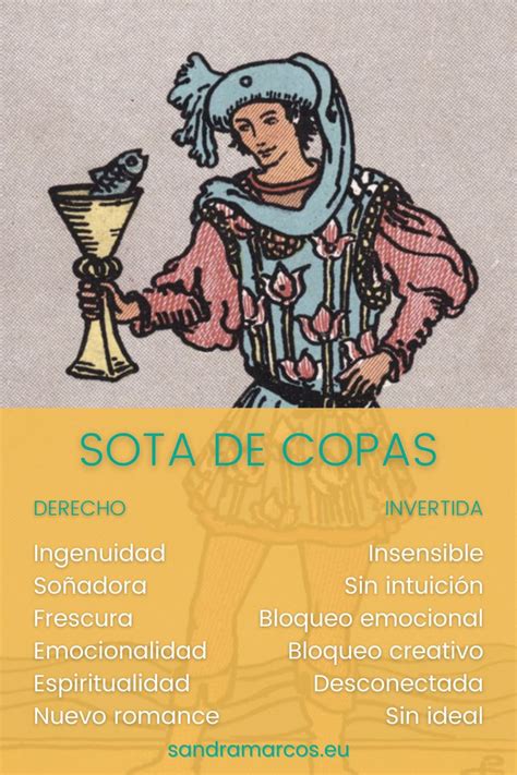 Sota De Copas Palabras Clave Tarot Tarot Significado Tarot Meanings